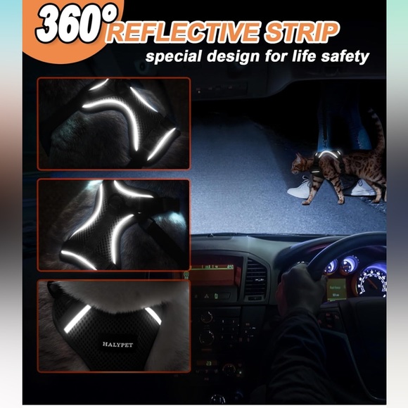 Halypet Cat Harness and Leash Set size small - Picture 6 of 10